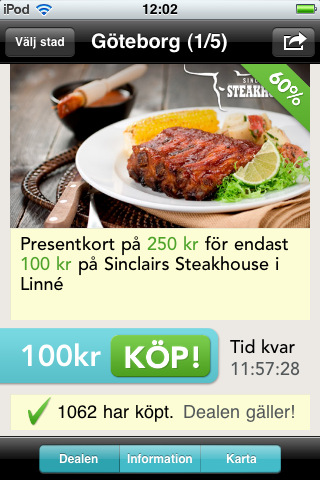 Erbjudanden i din stad, direkt i iPhone Erbjudanden i din stad, direkt i iPhone
