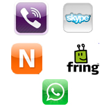 Ring och smsa gratis med iPhone