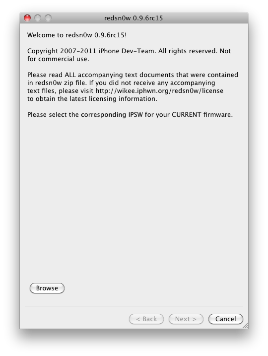 Guide: Jailbreaka iOS 4.3.3/4.3.5/5.0 med Redsn0w (Mac och PC