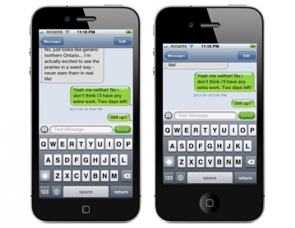 sms 4''-skärm