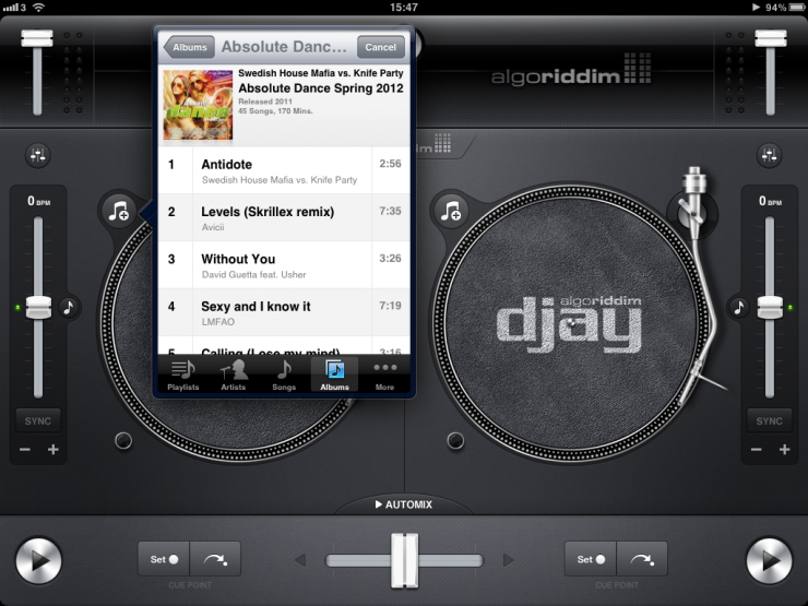 Djay for iPad