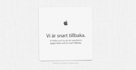 Apple Store är nere! Apple Store är nere!