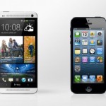 htc one & iphone 5