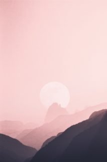 bakgrundsbild sol och berg