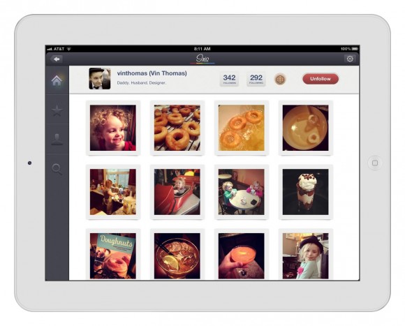 Iris för iPad - Instagram