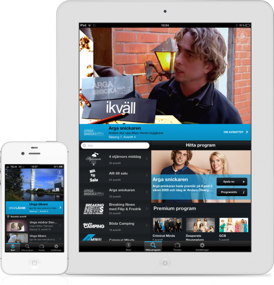 Kanal 5 Play för iPad och iPhone