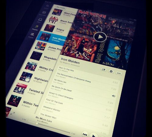 Spotify för iPad