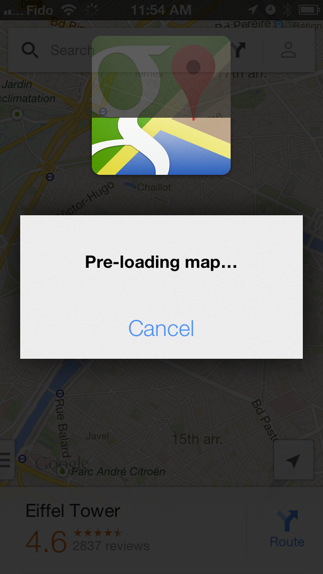 Offline kartor i Google Maps 2.0