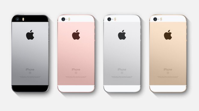 iPhone SE och de olika färgerna