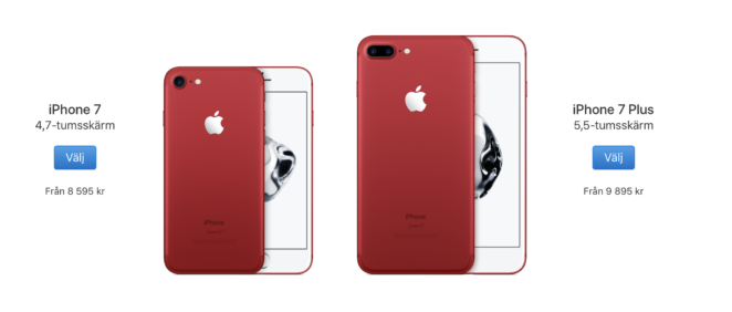 Röd iPhone 7