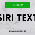 Siri text