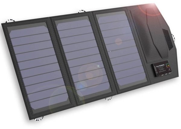 Allpowers 5V 15W Portable Solar Panel Built-in Battery