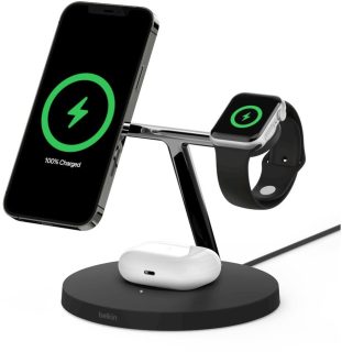 Belkin Boost Charge Pro Magsafe 3-in-1 Wireless Charger - Svart