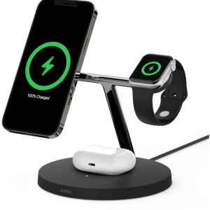 Belkin Boost Charge Pro Magsafe 3-in-1 Wireless Charger - Vit