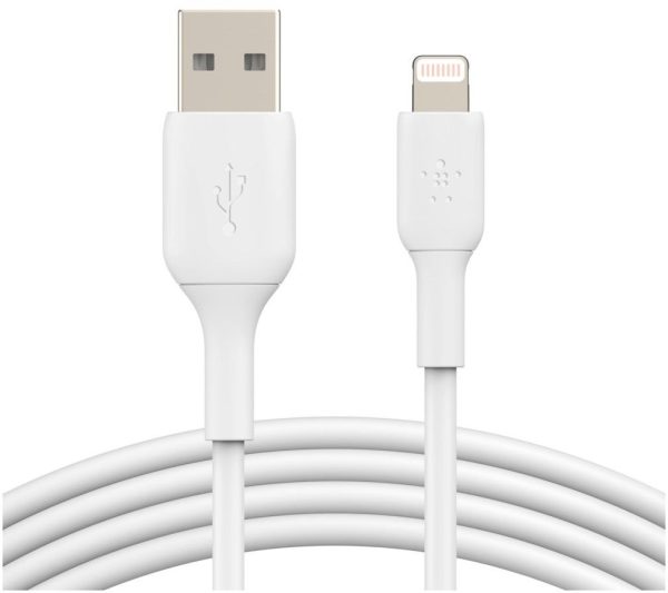 Belkin USB-A To Lightning Cable - Vit 15 cm