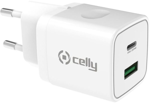 Celly ProPower USB-A/USB-C Wall Charger PD 20W