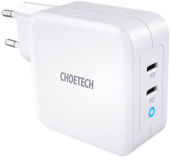 Choetech PD6008 USB C Charger PD 100W GaN Dual USB