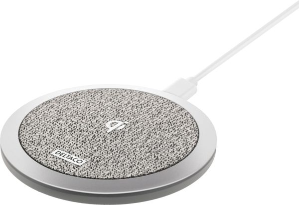 Deltaco Qi Fabric Charger 10W