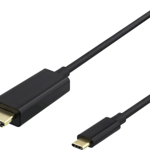 Deltaco USB-C Till HDMI-kabel - 3 meter - Vit