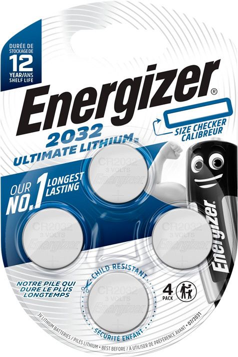 Energizer Ultimate Lithium CR2032 - 4-pack