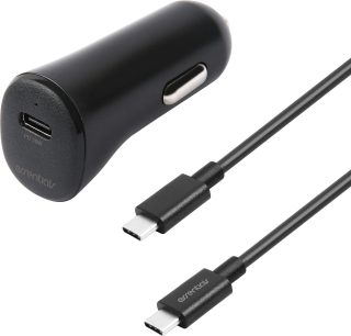 Essentials Car Charger PD 20W + USB-C to USB-C-Cable