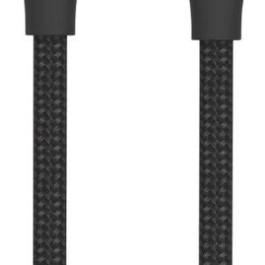 GreyLime Braided USB-C to MFI Lightning Cable - Svart 2 meter