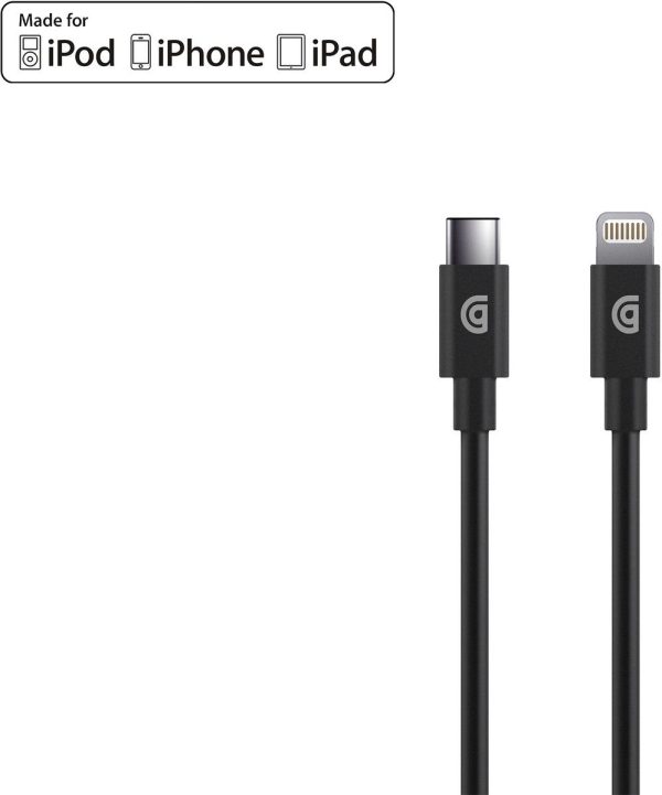 Griffin USB-C To Lightning Cable 1,2m - Vit
