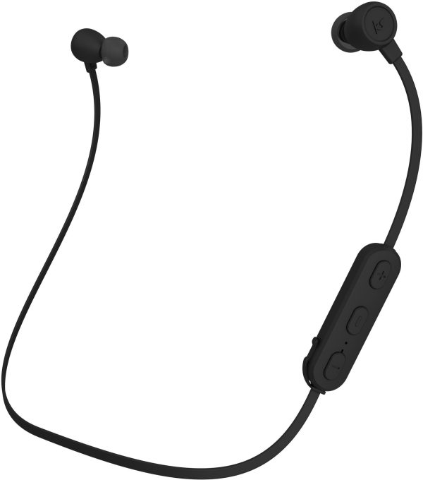 Kitsound Hudson Sport Bluetooth Earphones - Svart/Silver