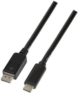 LogiLink USB-C-till Displayport 1.2 - 1,8 meter