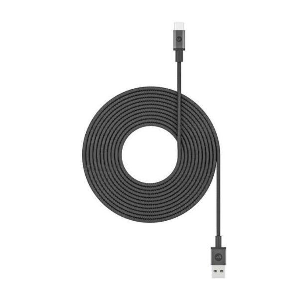 Mophie Charge & Sync USB-A to USB-C - 3 meter vit
