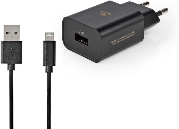 Nedis Universal Wall Charger + Lightning Cable - Vit