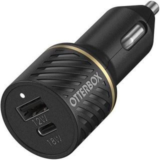 OtterBox USB-C and USB-A Dual Car Charger - 30W