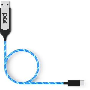 PAC Visible Charging USB-C Cable - Röd