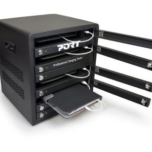 PORT Designs 901954 Charging Cabinet 10 Tablets Individual Door Lock