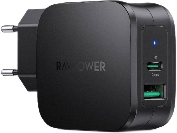 RAVPower Pioneer 30W 2-port USB-C/USB-A