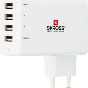 Skross 4-port USB-laddare