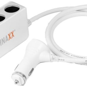 Technaxx 4-port USB & 3-socket Car Charger