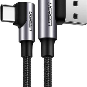 Ugreen 90° Double Angled USB-A to USB-C Cable 3A - 0,5 meter