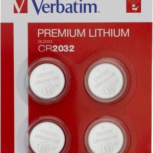 Verbatim Premium Lithium Battery CR2032 4-Pack