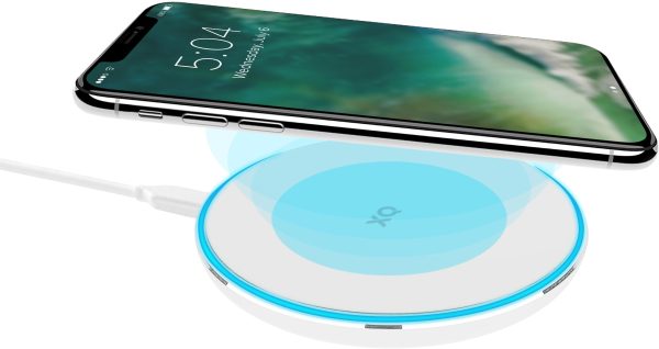 Xqisit 15W Wireless Fast Charger - Vit