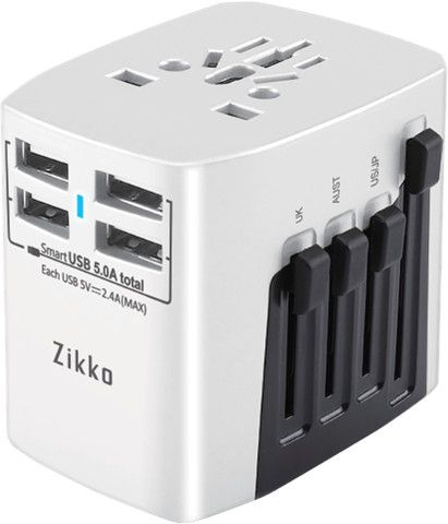 Zikko Travel Adapter 4x USB