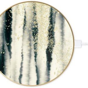 iDeal of Sweden Golden Qi Charger 10W - Golden Ash Marble