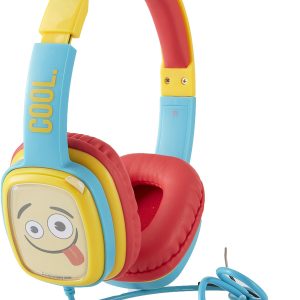 Emoji Flip'n'Switch Junior Headphones - Blå/gul/röd