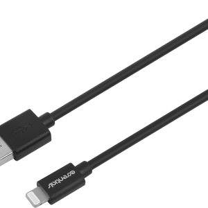 Essentials USB-A to Lightning Cable MFI - Vit 1 meter