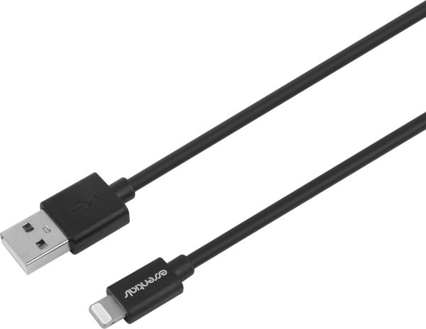 Essentials USB-A to Lightning Cable MFI - Vit 1 meter