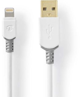 Nedis USB-A 2.0 to Lightning Cable - 1 meter