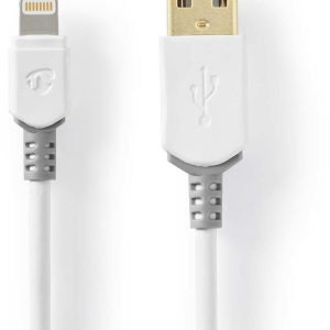 Nedis USB-A 2.0 to Lightning Cable - 1 meter