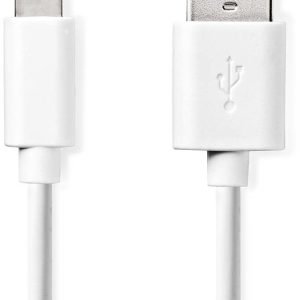 Nedis USB-A to Lightning Cable - 1 meter vit