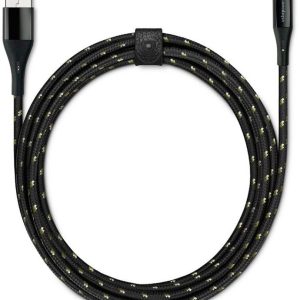 Usbepower Evertek Luxury Lightning Cable - Svart/guld