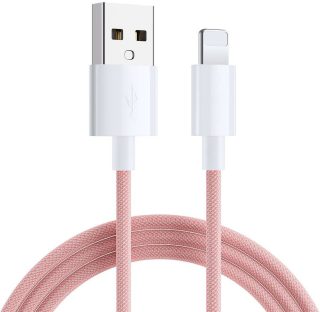 SiGN Boost USB-A to Lightning Cable - Rosa 2 meter